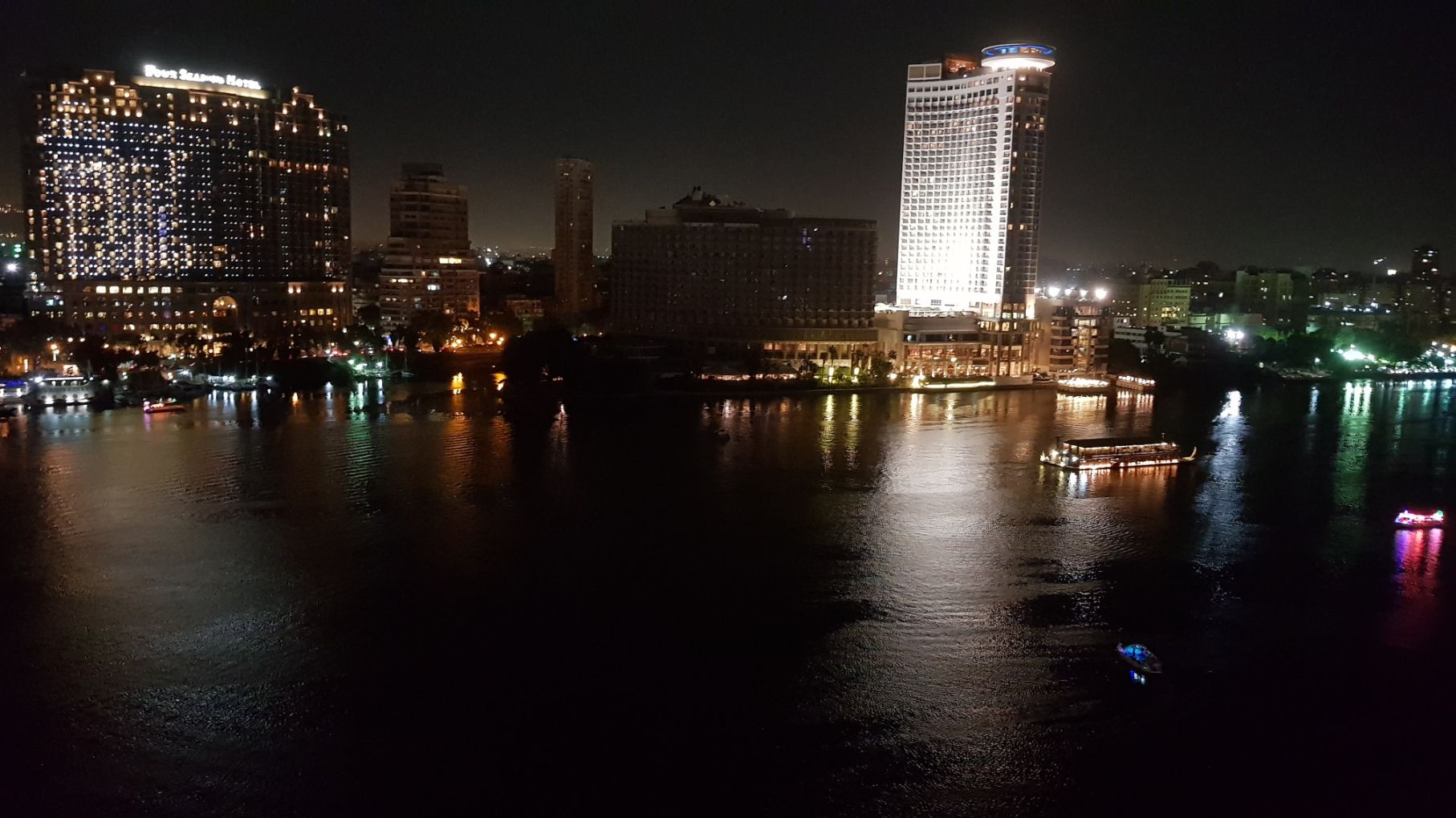 Vista da sacada do quarto - Hotel Sofitel Cairo Nile El Gezirah