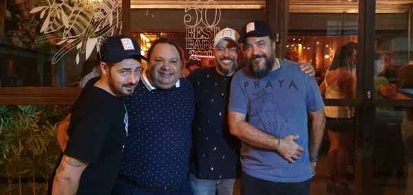 Mario Farulla, Ed Amorim, Marcio Silva e Tato Giovannoni