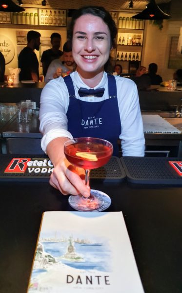 Liana Oster, Unlikely Negroni, Dante NYC in Astor, Rio de Janeiro