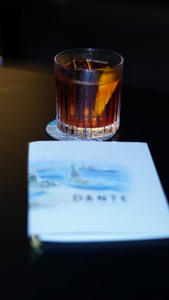 Dante’s Negroni, Dante NYC, Dante in Astor Rio