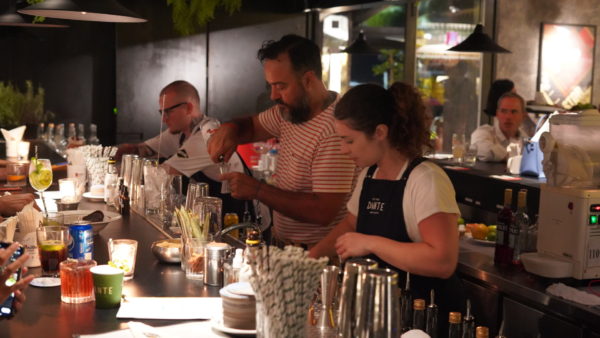 Italo de Paula (SubAstor), Tato Giovannoni (Floreria Atlantico) e Liana Oster (Dante NYC), Dante NYC in Astor, Rio de Janeiro